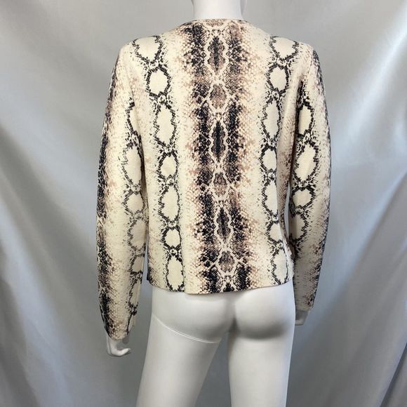 Maje Snake Print NWT Cardigan - Picture 10 of 16